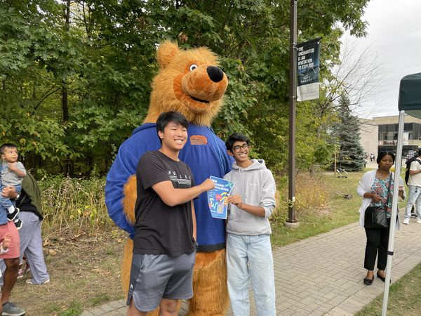 Founders Avi Shah and William Li at UTSC Homecoming 2024
